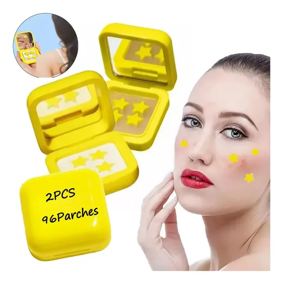 Parches Estrellas Amarillas Para Espinillas Acné Granos Pimple Patch 96pz