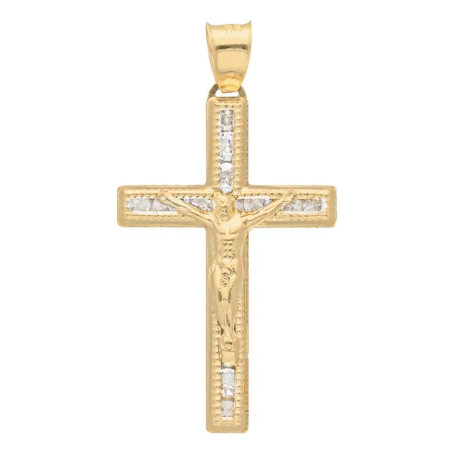 Medalla Dije Cruz Crucifijo Cristo Hombre Oro 14k 3.5x2cm Hombre Mujer Regalo Novia Novio Oro Puro 14k Medallas Religiosas Cruz Cristo Joyería Fina Moon Rock Cruz Jesus 14k Oro 14 Kilates