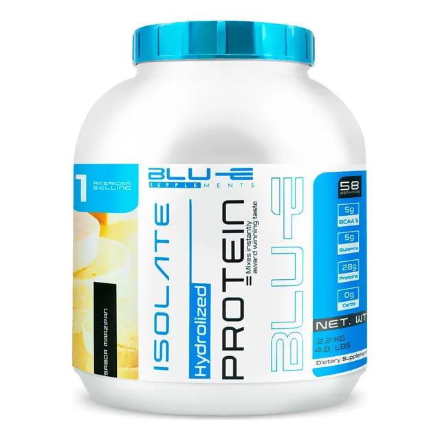 Proteína Whey Hidrolizada Isolate Blu-e 2.2kg Varios Sabores Mazapan