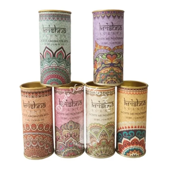 Esencia Krishna, Difusores Pack De 6 Esencias Surtidas