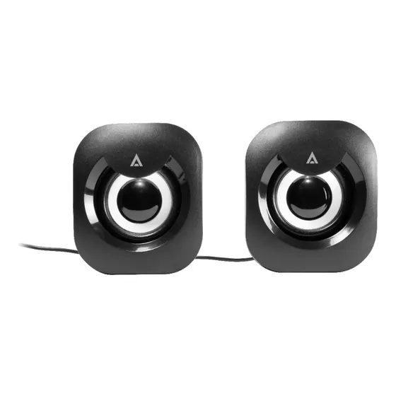Bocinas Esence Basic As215 2.0 Alimentación Usba Conex 3.5mm Color Negro