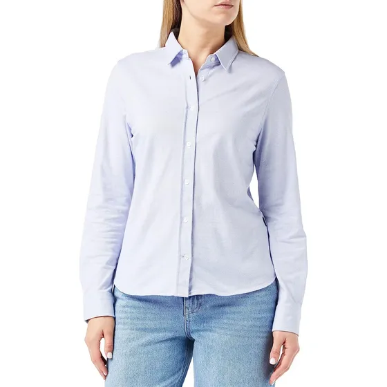 Camisa Dama Mangas Largas Clásica Oxford Tss A Txl