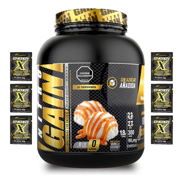Proteina Nitrogain 5.5lb+sobres