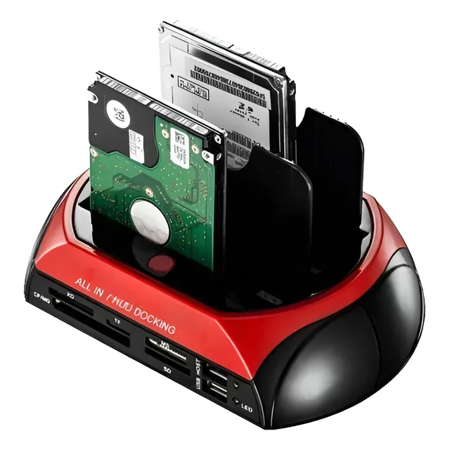 Case Dock De Station Disco Duro 2.5 3.5 Sata Ide