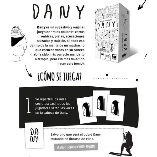 Dany Juego De Mesa Creatividad Recuerdos Previa Bureau