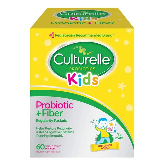 Paquetes De Probióticos Y Fibra Culturelle Kids 1+, 60 Unida