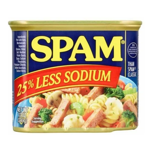 Spam 25% Menos Sodio 340g