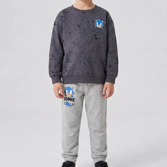Conjunto para Niño de Sonic Gris Talla 6
