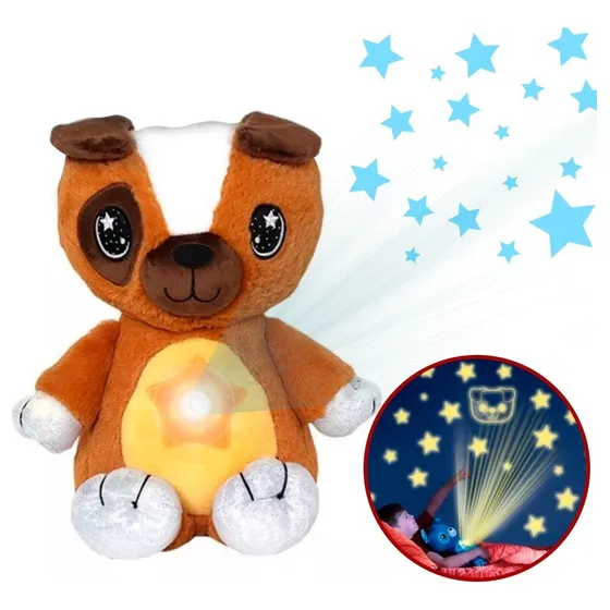 Oso De Peluche Proyector Estrellas Luz De Noche Bright Teddy