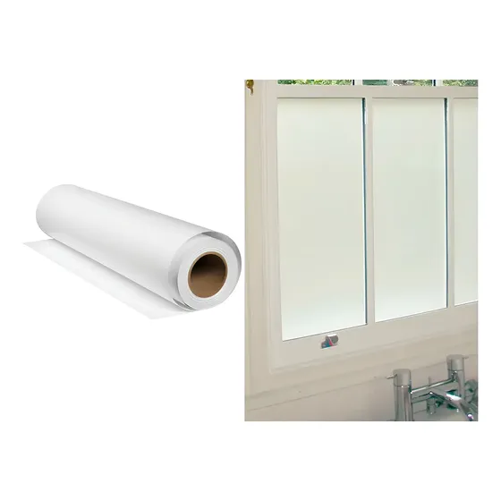 Vinilo Esmerilado Autoadhesivo Binderplus para Vidrios y Ventanas 60cm x 10mts