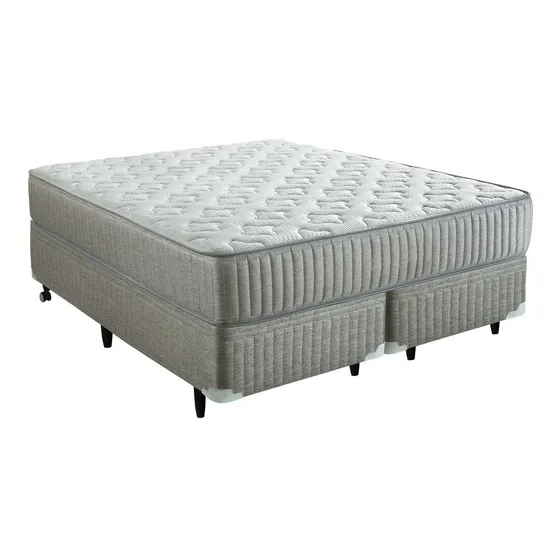 Sommier King Size alta gama 2.00m Premium somier color gris