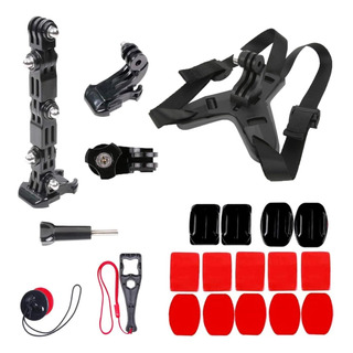 21pcs Soporte Camara Casco Gopro Adaptador Base Montura Moto 21pcs Soporte Camara Casco Gopro Adaptador Base Montura Moto