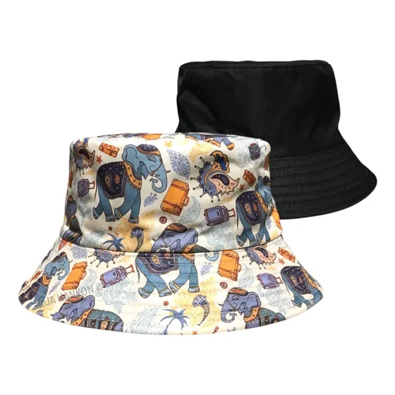 Chapéu Bucket Cata Ovo Dupla Face Balde Boina Praia Verão
