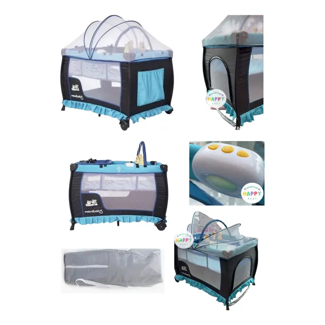 Corral Maxi Baby Con Túnel Y Mecedora Plegable
