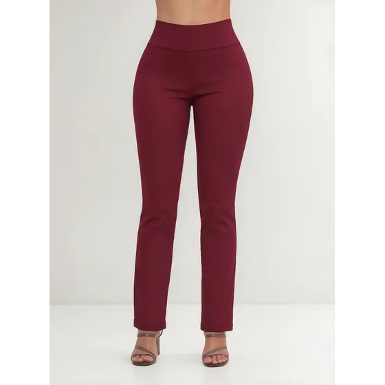 Pantalón Sofia Vino Para Mujer Croydon
