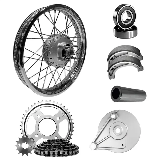Roda Aro Traseira Cg Fan 125 09/18 Espelhos/relação/lonas