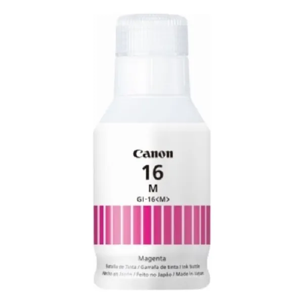 Botella De Tinta Canon Gi-16 Magenta 127 Ml Para Gx7010