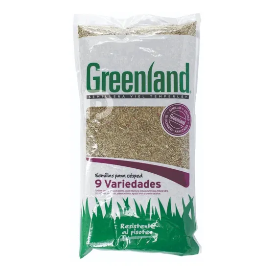 Semillas De Cesped 4 Estaciones 9 Variedades 1kg - Greenland