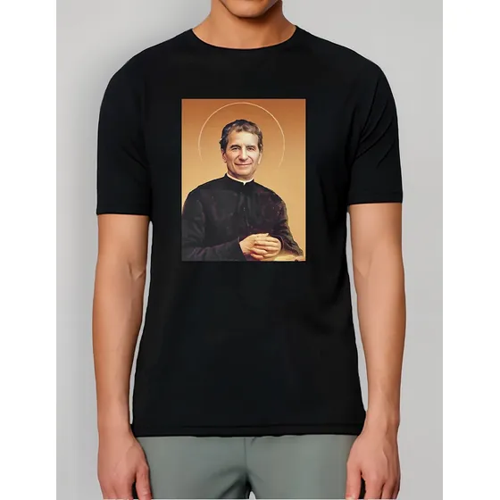 Remera Don Bosco Juan Sacerdote Italia Personalizada Unisex