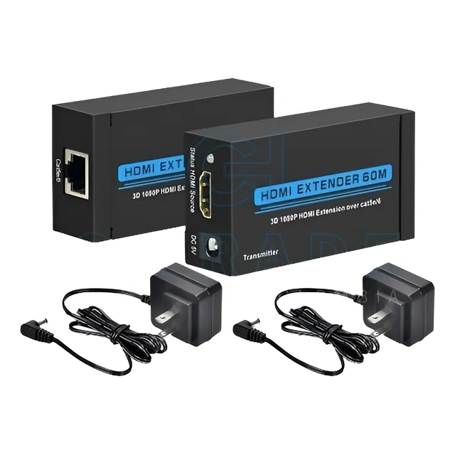 Extensor Hdmi Cable De Red Utp Hasta 60 Metros Activo