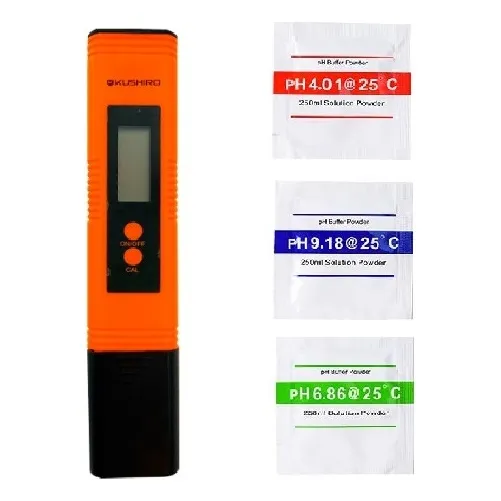 Medidor de Ph Digital Autocalibrable Kushiro MPH-3BP + 3 Buffer.