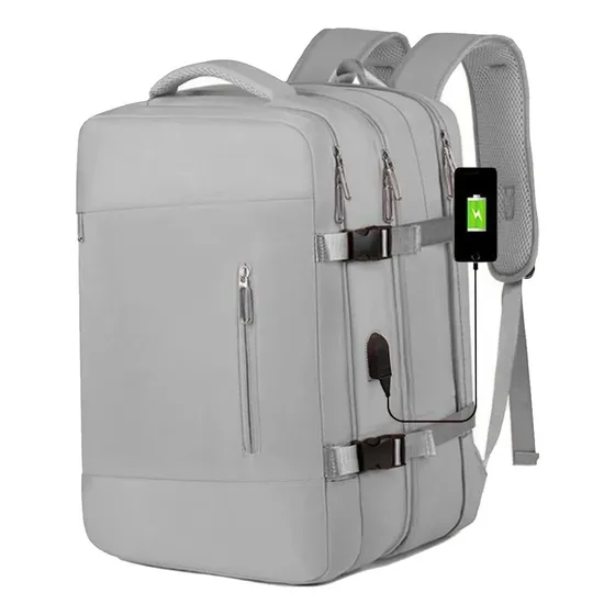 Mochila Executiva Expansivel Low Cost Notebook Mala Bordo Organizadora Reforçada Viagem Ferias Faculdade Malinha Mala com Porta USB Tippi