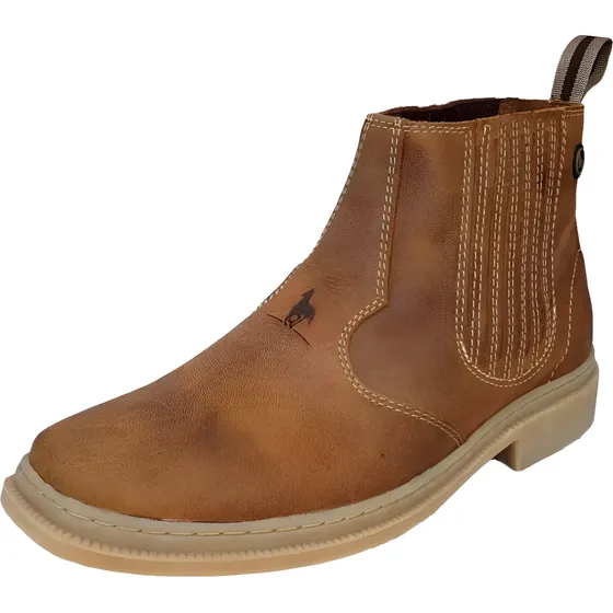 Bota Raidistas Unisex 100% Cuero Caramelo -agrolact