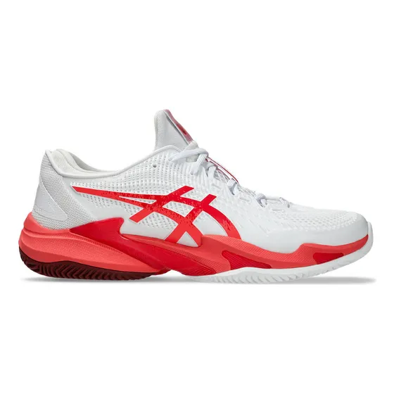 Zapatillas Asics Court Ff 3 Novak Clay White/electric Red Ho