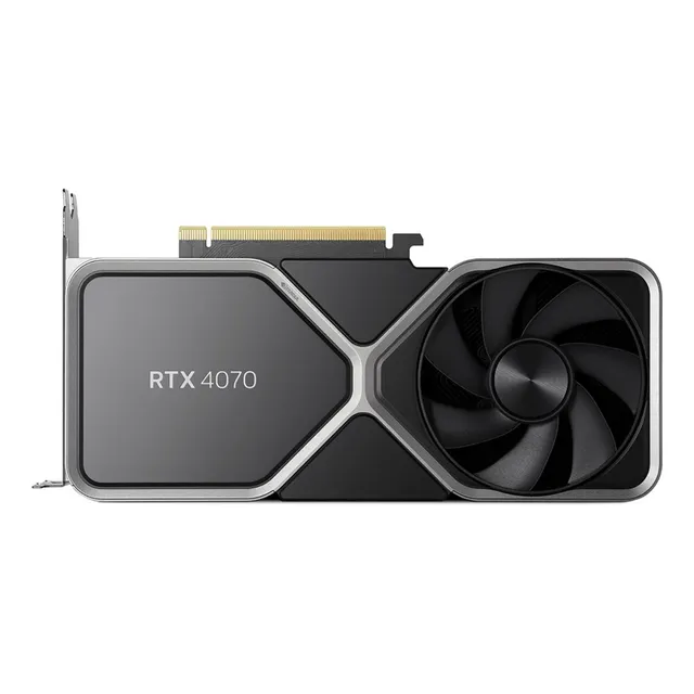 Nvidia Geforce Rtx 4070 Founder's Edition (fe) Tarjeta Gráfica - Titanio Y Negro (900-1g141-2544-000)
