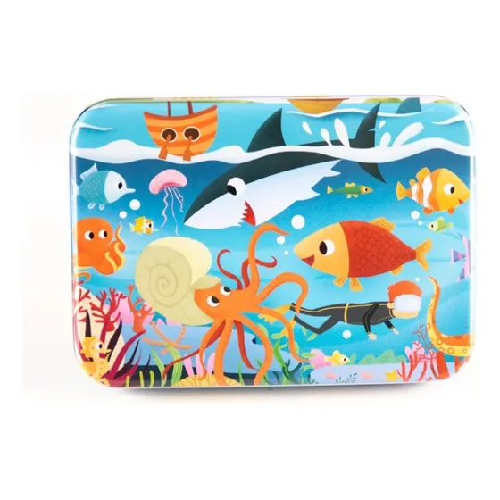 Rompecabeza Niños 120pc Madera Lata Puzzle Juego Didactico