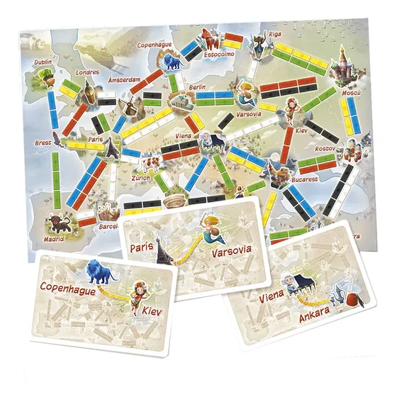 Juego De Mesa Asmodee Aventureros Al Tren El Primer Viaje