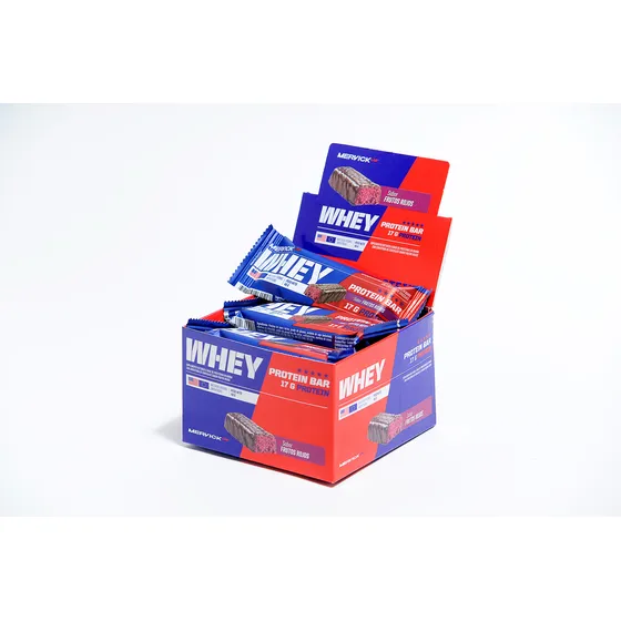 Whey Protein Bar 12 X 46 Grs Mervick Lab Nueva Presentacion