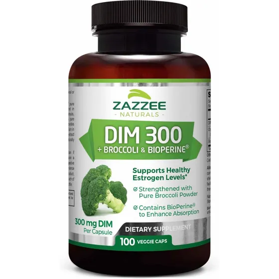 Suplemento Dim 300mg Con Bioperine (100 Cápsulas) Hecho E.u.