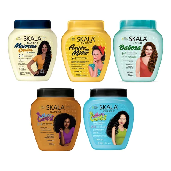 Tratamiento Capilar Skala 1kg Apto Método Curly