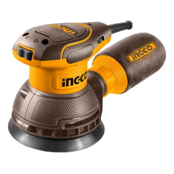 Lijadora Rotorbital Velocidad Variable 320w 125mm Ingco Color Amarillo Frecuencia 50\u002F60hz | Cuotas sin interés