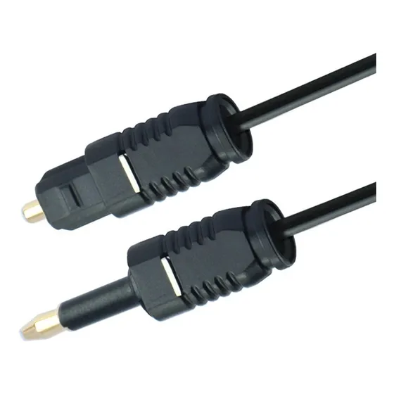 Mini Cable De Audio Digital Spdif 1m Y 3,5mm, Fibra Óptica
