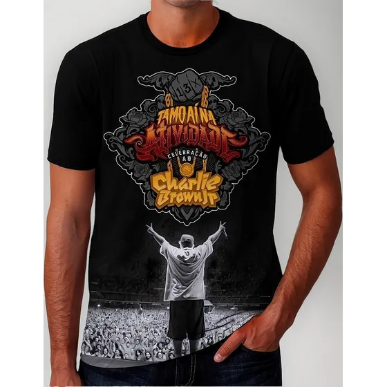Camiseta Camisa Chorão Charlie Brown Jr Envio Rápido