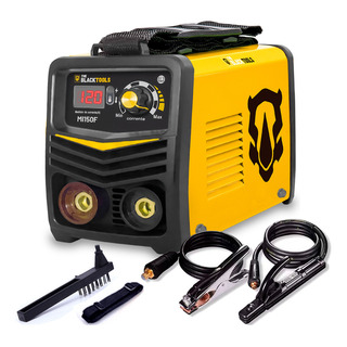 Maquina De Solda Inversora Eletrica Portátil Mma Eletrodo Cor Amarelo Frequência 50hz 60hz 220v The Black Tools Maquina De Solda Inversora Eletrica Portátil Mma Eletrodo Cor Amarelo Frequência 50hz 60hz 220v The Black Tools