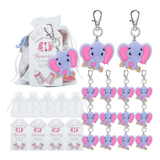 Juego De 30 Sets De Regalo Para Bautizo Con Temática De Elef Juego De 30 Sets De Regalo Para Bautizo Con Temática De Elef