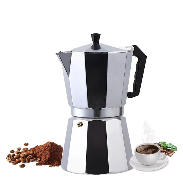 Cafetera Italiana De Aluminio Moka Expresso 9 Tazas 450ml