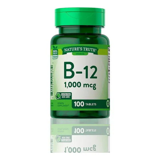 Vitamina B12 Nature's Truth 1,000 Mcg 100 Tabletas