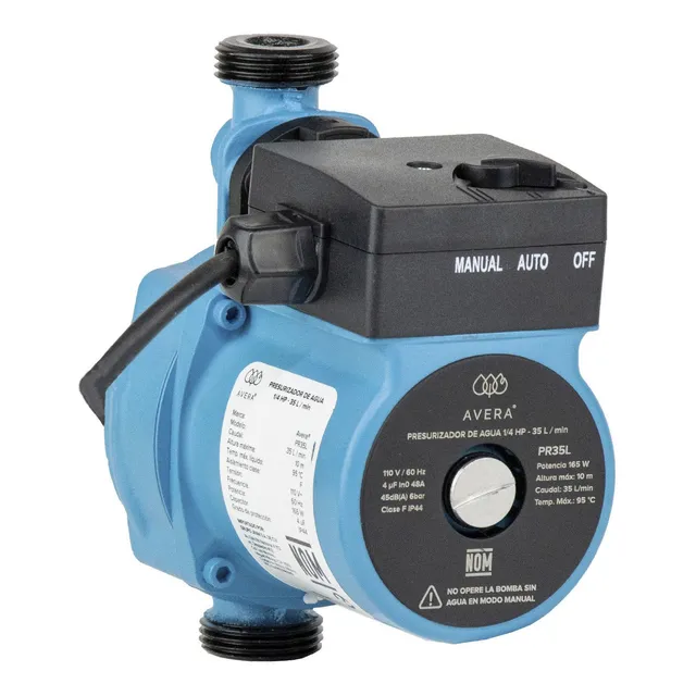 Avera Bomba Presurizadora D Agua Automático 1/4hp 35l/m Ip44