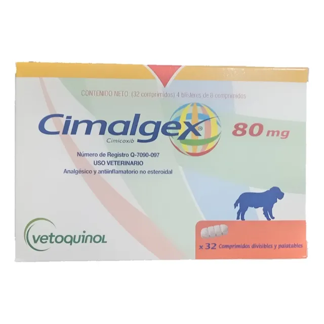 Suplemento Perros Cimalgex 80mg, 32 Tabletas Fraccionales