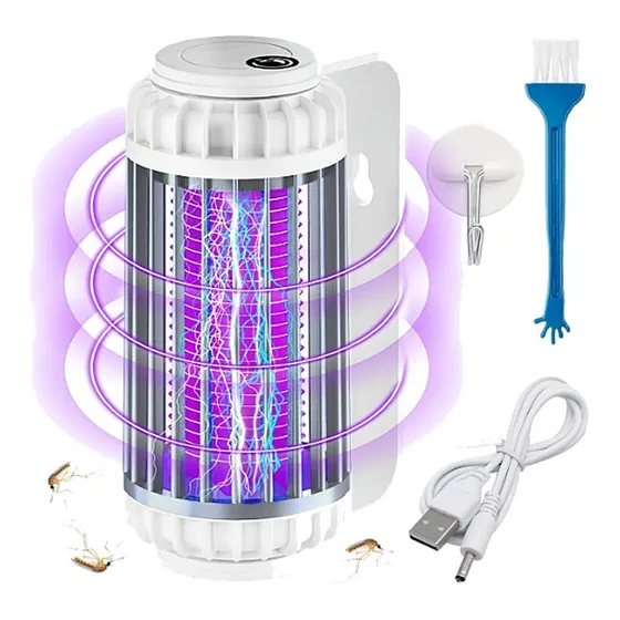 Lampara Mata Mosquitos Killing Mini Usb Gancho Pared Anti