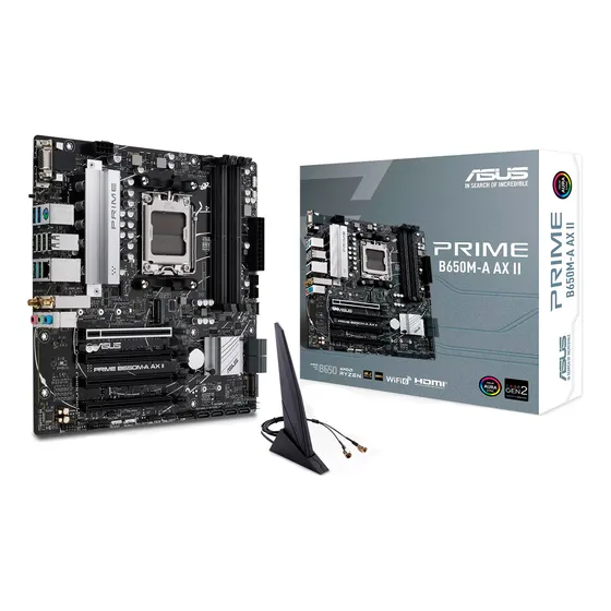 Tarjeta Madre Asus Prime B650m-a Ax Ii-csm Am5 Ddr5 M.2 Matx