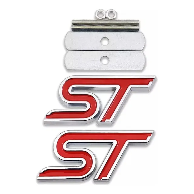 Emblema Metal Ford St Para Fiesta, Ford Ka, Focus, Ecosport.