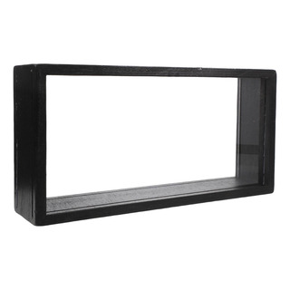 Caja De Sombra Memory Case De Madera Madera De Madera Negro Caja De Sombra Memory Case De Madera Madera De Madera Negro