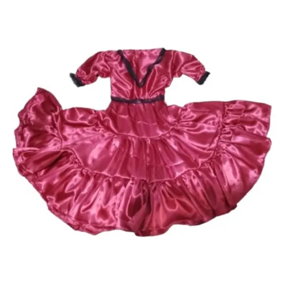 Disfraz Paisana Pollera Plato Blusa Y Faja Niña 