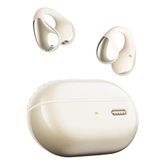 Audífonos Soundpeats Pearlclip Pro Clipear Beige Bluetooth
