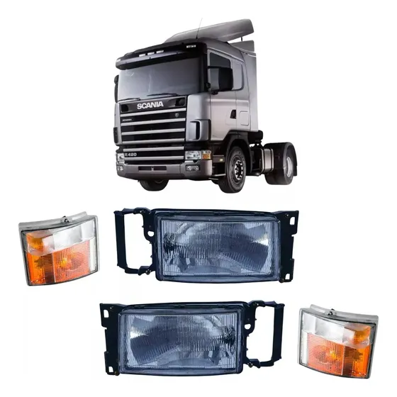Opticas + Faros Giros Para Scania Serie 4, 5 Y 6 1998 A 2012